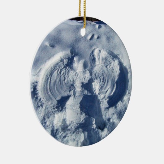 Sneeuwengel Keramisch Ornament (Rechts)