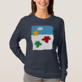 Sneeuwengel Meeples Womens Shirt (Voorkant)