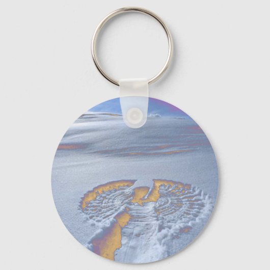 sneeuwengel-sleutelhanger sleutelhanger (Voorkant)