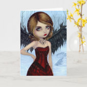 "Sneeuwengelen" Wenskaart Kaart (Gele Bloem)