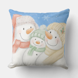 Sneeuwfamilie Kussen