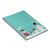 sneeuwfamilie notitieboek (Rechterzijde)