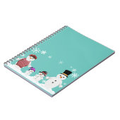 sneeuwfamilie notitieboek (Linkerzijde)