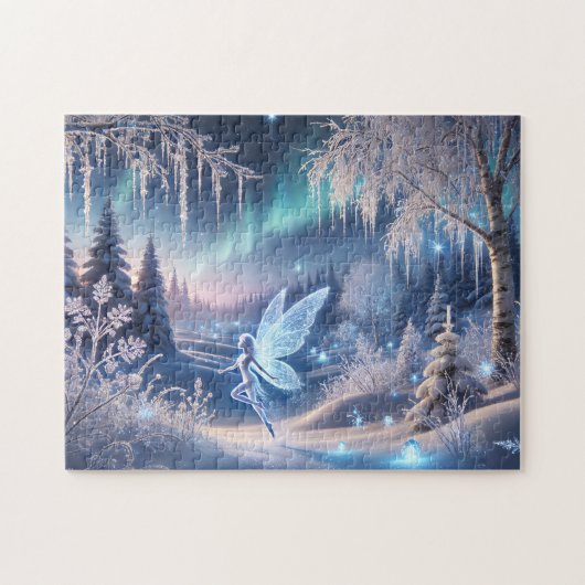 Sneeuwfee Icy Winter Wonderland Legpuzzel (Horizontaal)