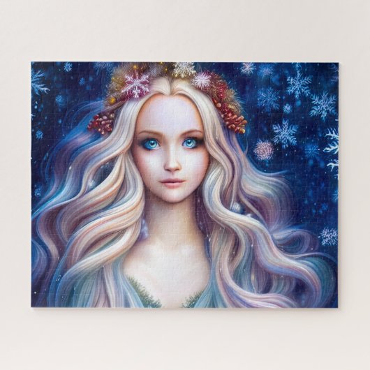 Sneeuwfee legpuzzel (Horizontaal)