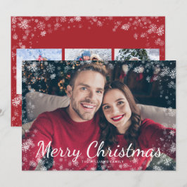 Sneeuwfeest kerstfoto Collage Holiday