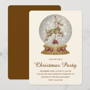 Sneeuwfeest Wereldbol Kaart