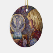 Sneeuwfeestdag 2017, voor sierdoeleinden keramisch ornament (Rechts)