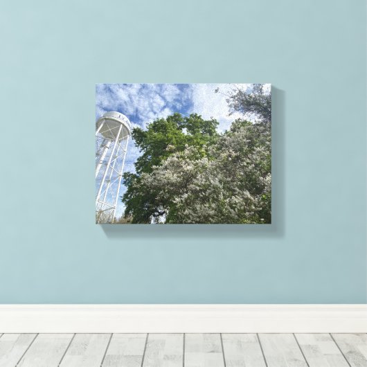 Sneeuwflaag Canvas Afdruk (Insitu (Houten vloer))