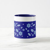 Sneeuwflake mok van warme chocolade (Midden)