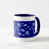 Sneeuwflake mok van warme chocolade (Voorkant rechts)