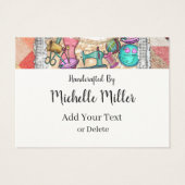 Sneeuwflesbehuizing Visitekaartje (Achterkant)