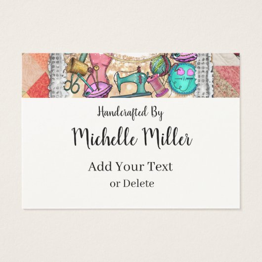 Sneeuwflesbehuizing Visitekaartje (Achterkant)