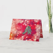 Sneeuwflurries Bedankkaart (Voorkant)