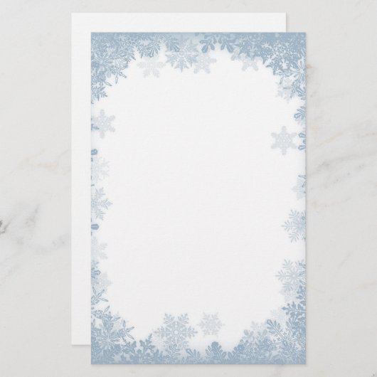 Sneeuwframe Briefpapier (Voorkant / Achterkant)