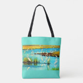 sneeuwfret tote bag (Achterkant)
