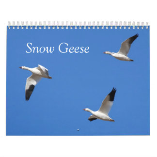 Sneeuwgans aangepaste gedrukte agenda kalender