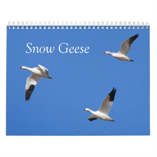 Sneeuwgans aangepaste gedrukte agenda kalender (Hoes)