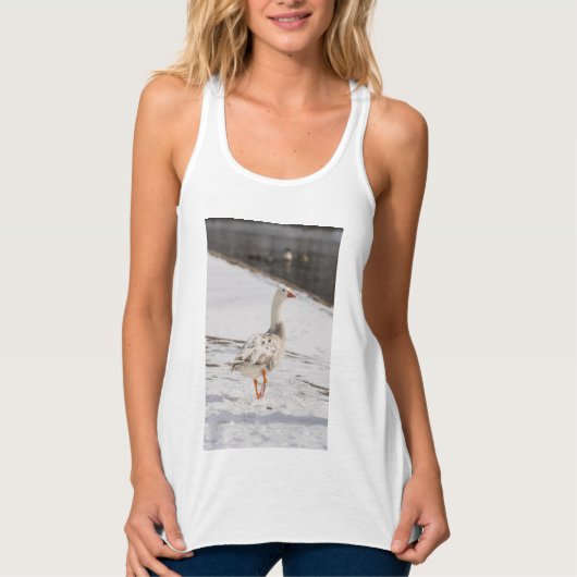 Sneeuwgans paradeert tanktop (Voorkant)