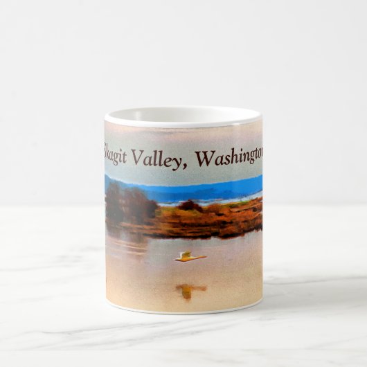 Sneeuwganzen in Skagit-vallei Koffiemok (Center)