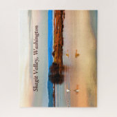 Sneeuwganzen in Skagit-vallei Legpuzzel (Verticaal)