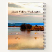 Sneeuwganzen in Skagit-vallei Notitieboek (Achterkant)