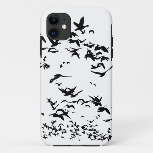 Sneeuwganzen Wilde Levensdieren die vliegen Case-Mate iPhone Case (Achterkant)