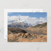 Sneeuwgebergte Briefkaart (Voorkant / Achterkant)