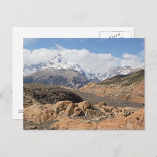 Sneeuwgebergte Briefkaart (Voorkant / Achterkant)