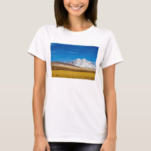 Sneeuwgebergte en pioniersgrasland t-shirt