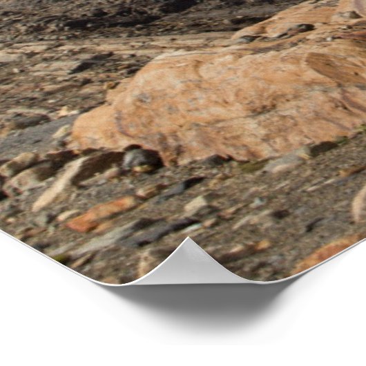 Sneeuwgebergte Poster (Hoek)