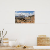 Sneeuwgebergte Poster (Keuken)