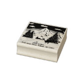 Sneeuwgebergte Rubberstempel (Stempel)