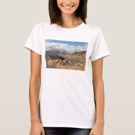 Sneeuwgebergte T-shirt (Voorkant)