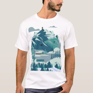 Sneeuwgebonden avonturen: Alpine Escape T-shirt