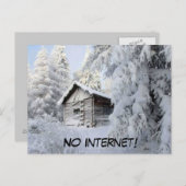 sneeuwgebonden briefkaart (Voorkant / Achterkant)