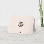 Sneeuwgebonden trein denkt aan je Kaart (Achterkant)