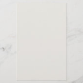Sneeuwgebonden vaste kleur briefpapier (Achterkant)