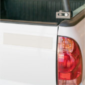Sneeuwgebonden vaste kleur bumpersticker (Op Truck)