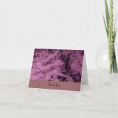 Sneeuwgedekte bijkantoren Hartelijk dank Bedankkaart (Voorkant)