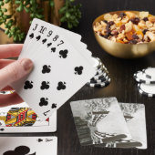 Sneeuwgedekte maanbrug, Japanse tuin Speelkaarten (Insitu)