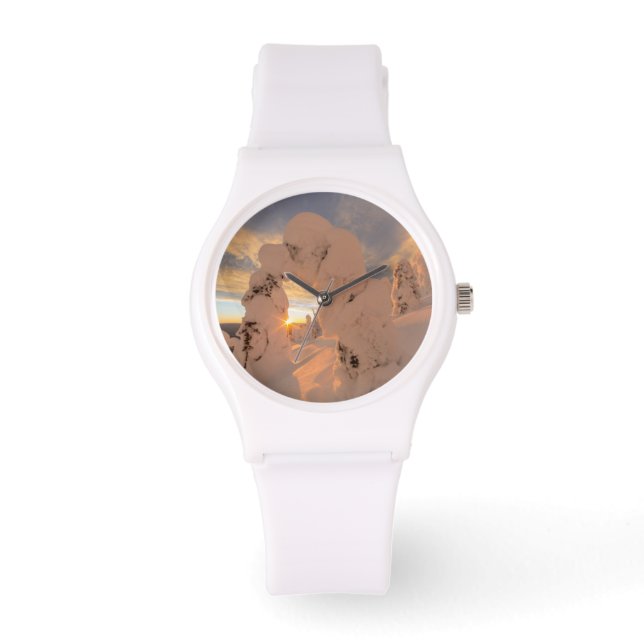 Sneeuwgeesten in het Whitefish-gebergte Horloge (Voorkant)