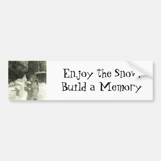 SneeuwgeheugenBumpersticker Bumpersticker (Voorkant)