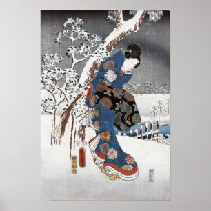 Sneeuwgeisha-Posters en -Prints Poster