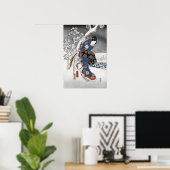 Sneeuwgeisha-Posters en -Prints Poster (Thuiskantoor)