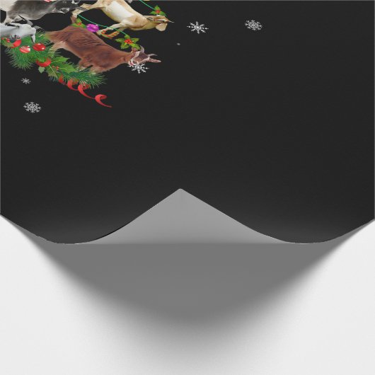 Sneeuwgeitenvlees Cadeaupapier (Hoek)