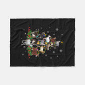 Sneeuwgeitenvlees Fleece Deken (Voorkant (Horizontaal))