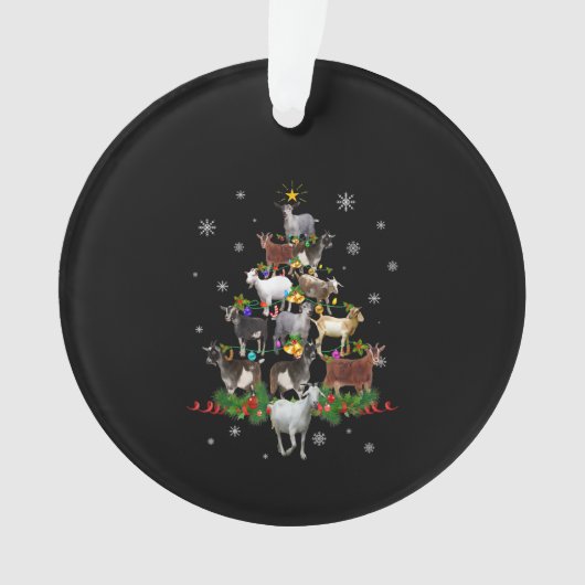 Sneeuwgeitenvlees Ornament (voorkant)