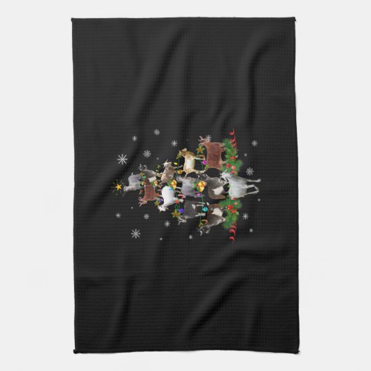 Sneeuwgeitenvlees Theedoek (Verticaal)