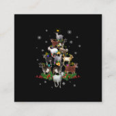 Sneeuwgeitenvlees Vierkante Visitekaartje (Voorkant)